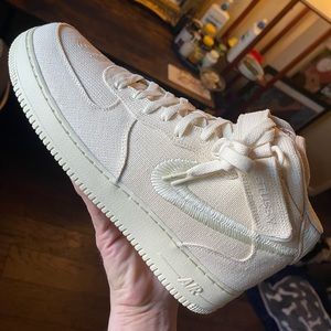 Stussy X Nike Air Force 1 Mid “Fossil”